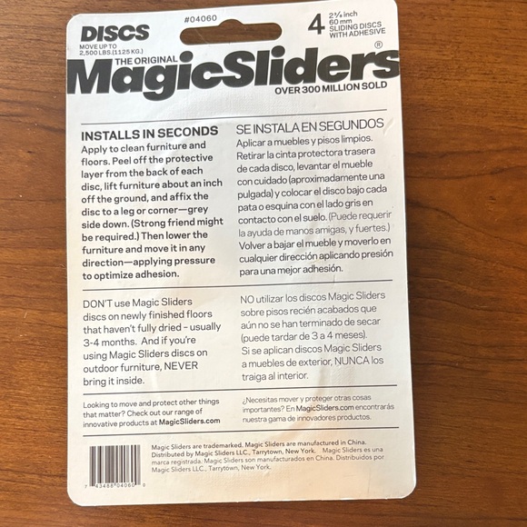 Magic Sliders Multi-Surface Discs - Picture 2 of 2